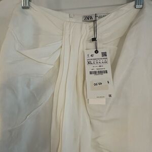 Zara 2pc Linen Skirt & Top. New with tags.